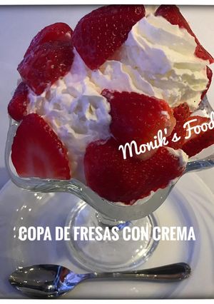Foto principal de Copa de fresas con crema 🍓