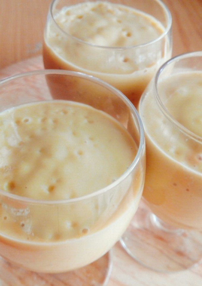 Una foto de Crema helada de mango
