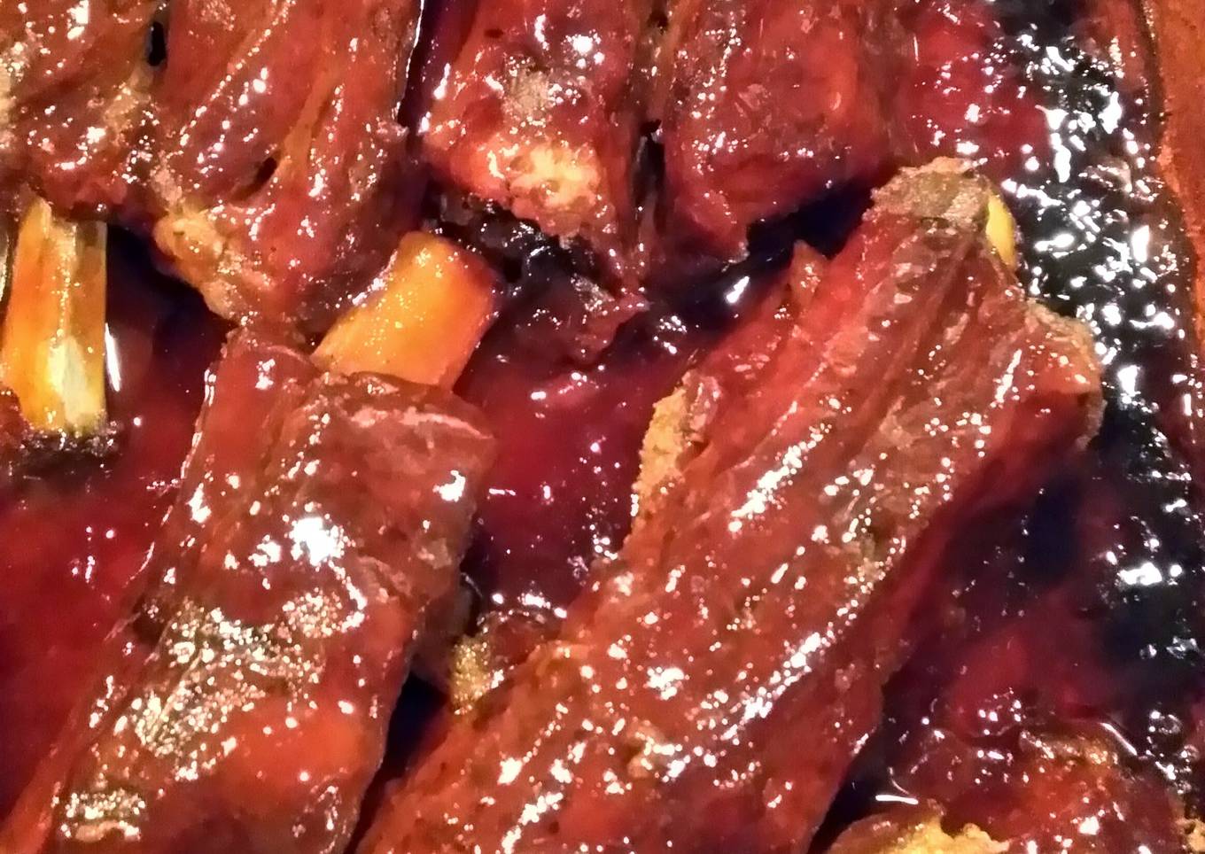 Baked Bar-B-Q ribs