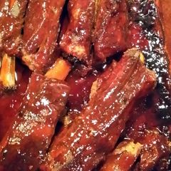 A picture of Baked Bar-B-Q ribs.