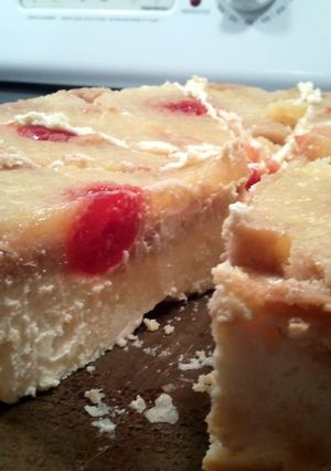 A picture of Pineapple Upside Down Cheesecake.