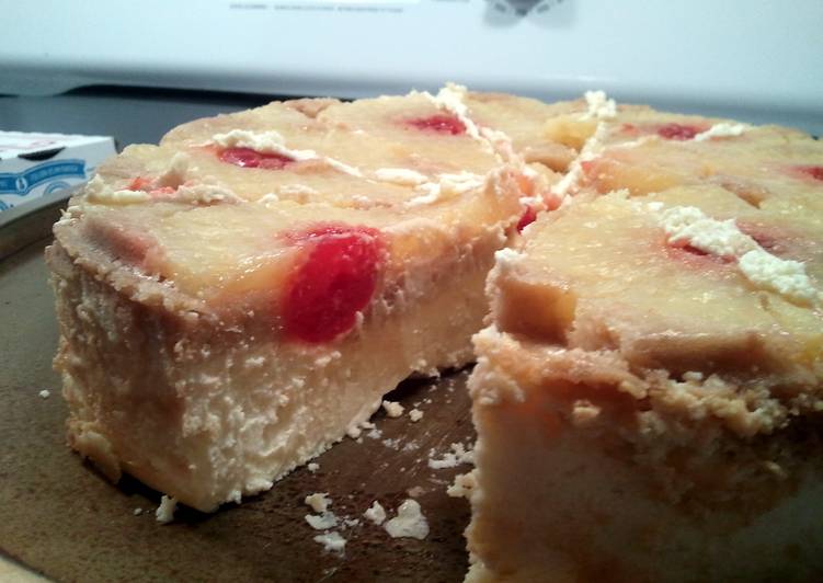 Pineapple Upside Down Cheesecake Pineapple Upside Down Cheesecake
