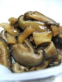 A picture of Fresh Shiitake Mushroom Tsukudani.