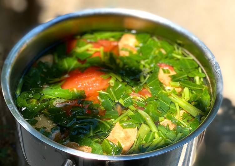 Canh Rau Muống Nấu Tôm Khô