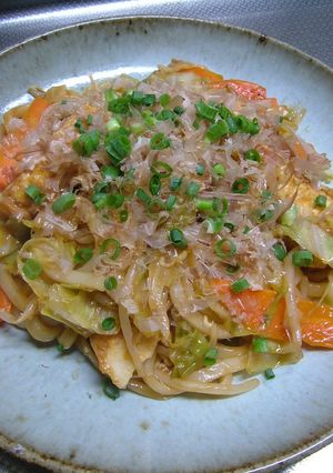 A picture of Veggie-Packed Yaki Udon.