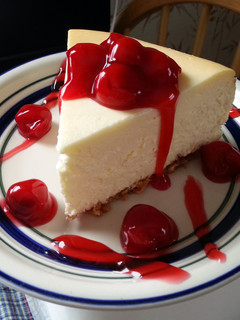 A picture of New York Style Cheesecake.