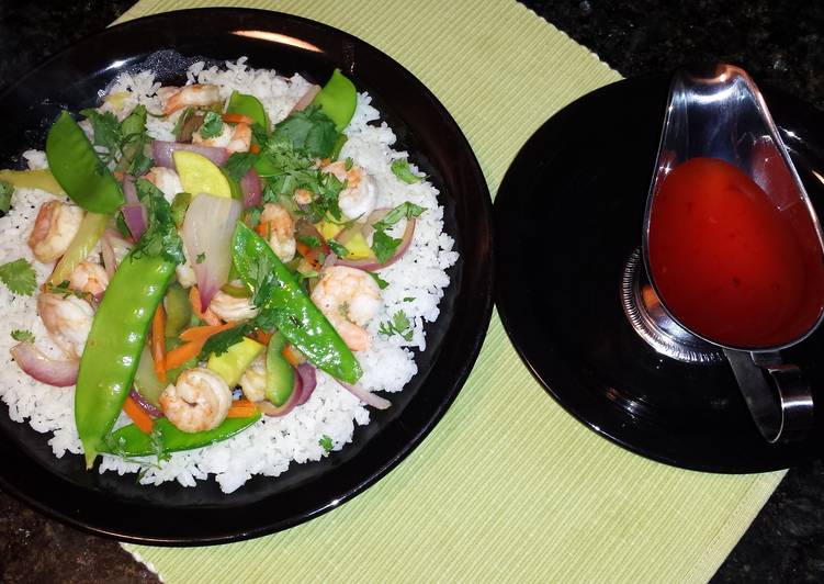 Stir fried shrimp Stir fried shrimp