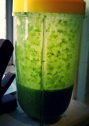 A picture of Banana Spinach Smoothie.