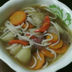A picture of Comfort Veggies Soup.
