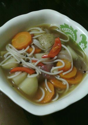 A picture of Comfort Veggies Soup.