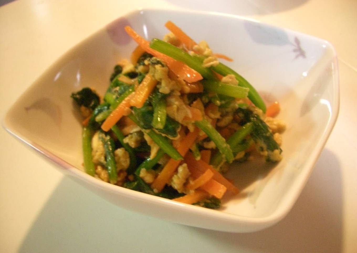 5 Minute Spinach Stir-Fry in Sesame Oil