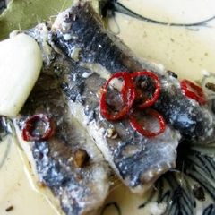 Homemade Oil Sardines A picture of Homemade Oil Sardines.