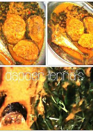 Foto resep Gulai ikan tongkol daun singkong ala dapoer lenna's
