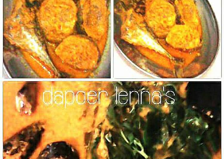 Resep Gulai ikan tongkol daun singkong ala dapoer lenna's, Enak Banget