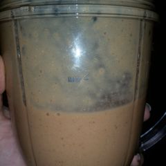A picture of Cheaters chocolate shake.