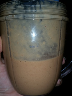 A picture of Cheaters chocolate shake.