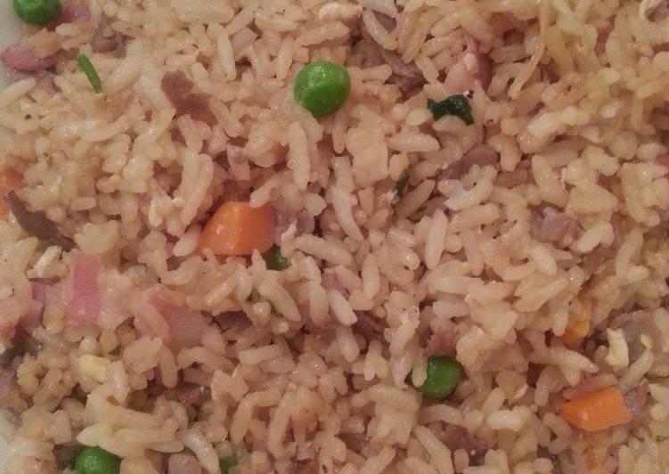 Homemade Quick and simple fried rice!