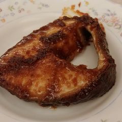 日式西京燒銀鱈魚 (Cod Fish in Japanese Teriyaki Style) A picture of 日式西京燒銀鱈魚 (Cod Fish in Japanese Teriyaki Style).