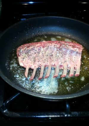 A picture of Kauaiman's Famous Dijon Rack of Lamb.