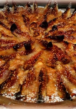 Une photo de Tarte aux figues/noix