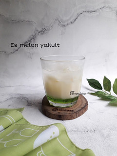 Foto resep Es melon yakult