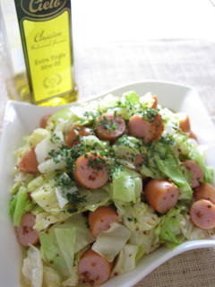 A picture of Cabbage and Honey Mustard Salad.