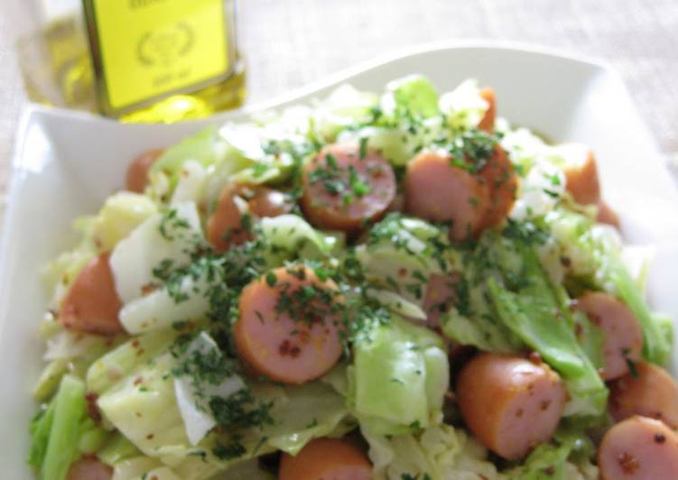 Cabbage and Honey Mustard Salad