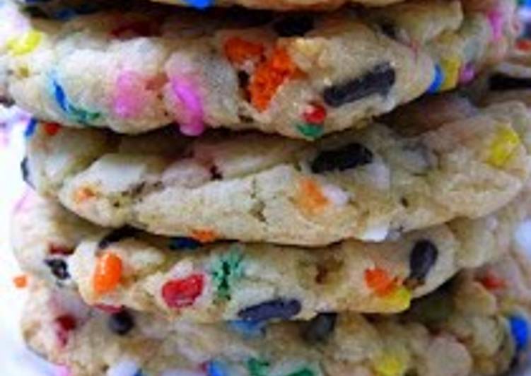 Recipe of Any-night-of-the-week Easy Funfetti Cake Batter Cookies