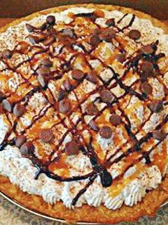 A picture of Ray's' Pumpkin Mousse Turtle Pie.