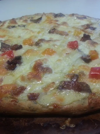 Easy Way Make Recipe Chicken Bacon Ranch Pizza that is Really Delicious, Delicious}