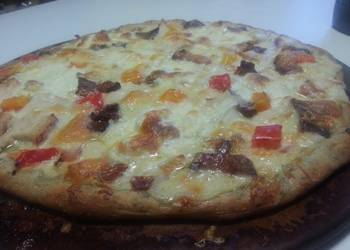 Easy Making Recipe Chicken Bacon Ranch Pizza Delicious Steady