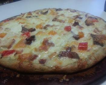 Ultimate Making Recipe Chicken Bacon Ranch Pizza Yummy