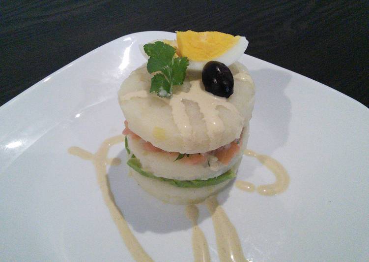 Step-by-Step Guide to Prepare Perfect Causa Limeña (salmon)