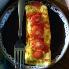 Picante and Cheese Omelette A picture of Picante and Cheese Omelette.