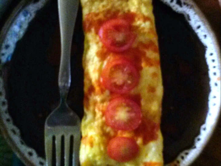 Recipe Picante and Cheese Omelette the Delicious Delicious