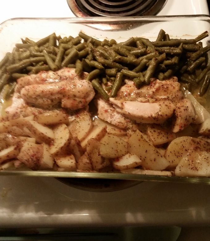Italian Chicken, Green Beans, And Potatoes Recipe By Brian