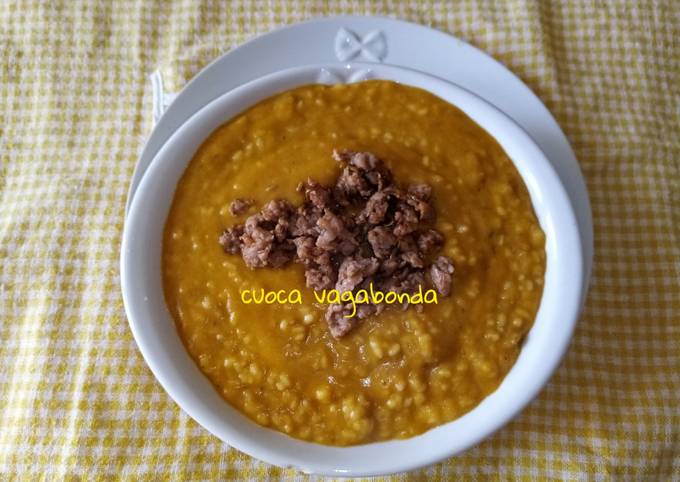 Modo semplice a Fai  Veloce Risotto Zucca Salsiccia e Provola
