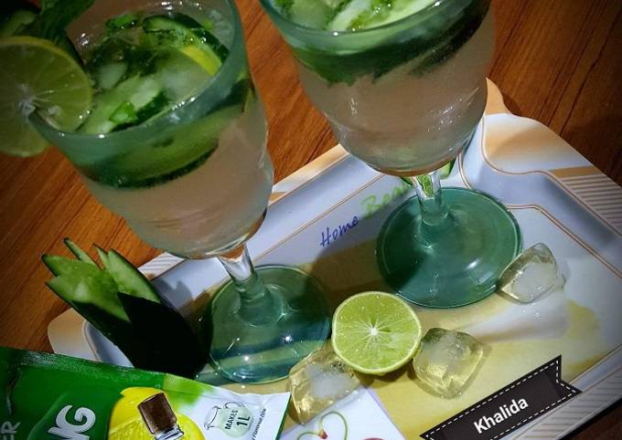 Recipe of Quick #Cucumber #lemon #mint #mojito