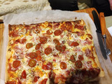 Pizza carbonara