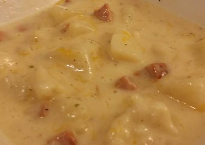 Steps to Prepare Super Quick Homemade Yummy Thicker Potato Soup