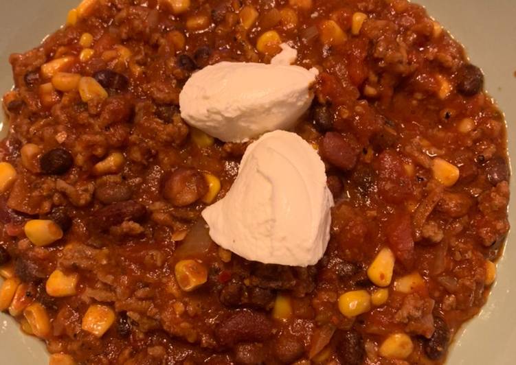 Chili con carne aus dem Slowcooker