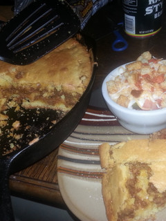 A picture of Taco cornbread.