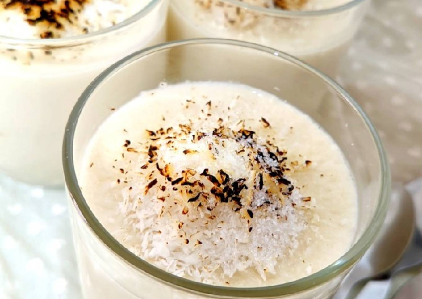 Panacota sencilla de coco