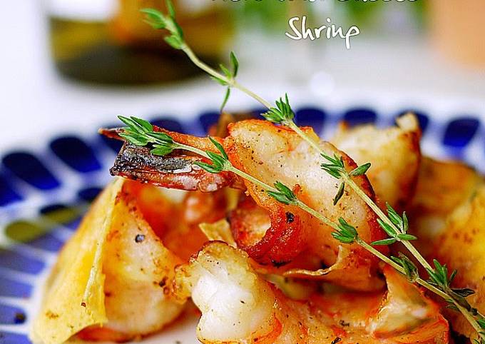 Herb and Cheese Garlic Shrimp