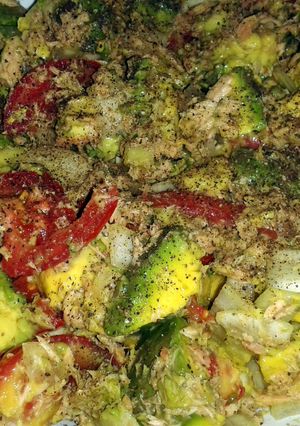 A picture of Creamy Avocado Tuna Salad.