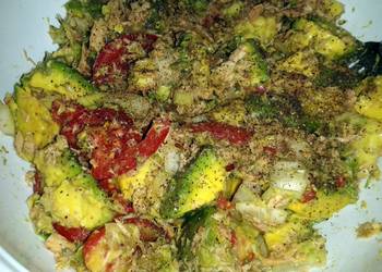 How To Making Recipe Creamy Avocado Tuna Salad Most Delicious