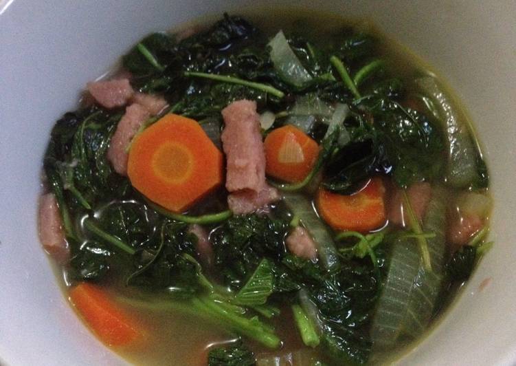 Sayur Bayam Wortel Mentega