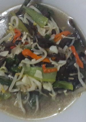 Foto resep Cah pokcoy toge jamur