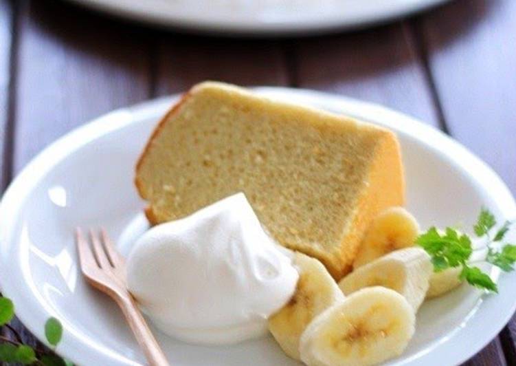 Steps to Prepare Homemade Banana Chiffon Cake