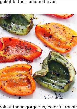 A picture of Olive Oil Roasted Peppers.